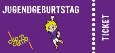 Partypaket-Jugend S „Climb 'n Go“ Sa. u. So. (15 bis 17J.) ab sechs Teilnehmer buchbar