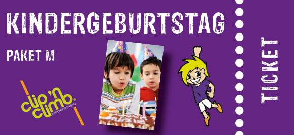 Partypaket-Kinder M wochentags (4 bis 14J.) ab sechs Teilnehmer