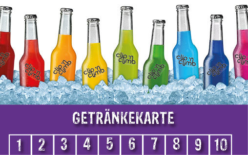 10er Getränkekarte